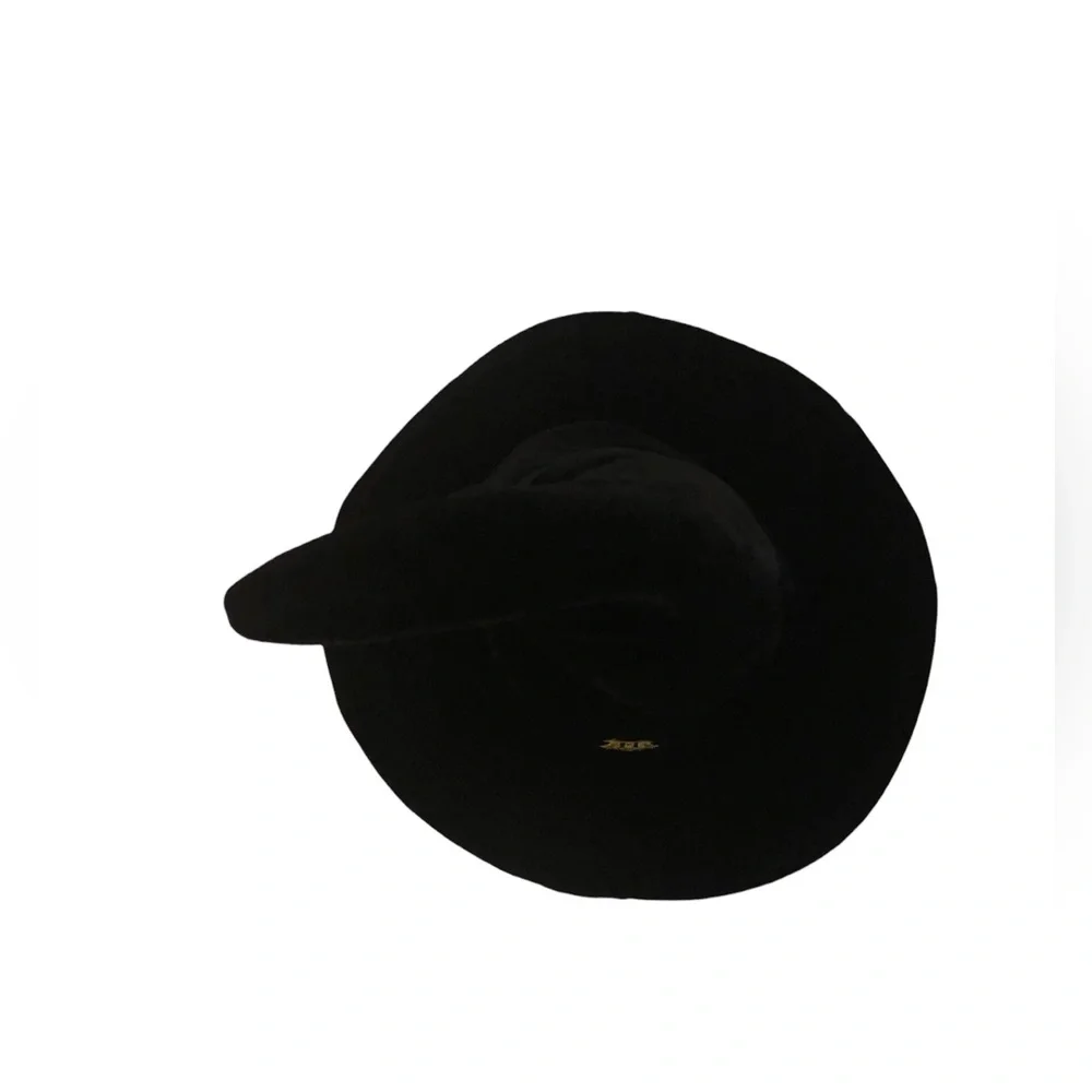 Harry Potter Warner Bros. x Elope Black Velvet Wizard Hat with Gold 'H' Crest